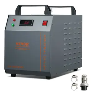 VEVOR Industrial Water Chiller,  CW-3000(PRO), 150W Air-Cooled Industrial Water Cooler Cooling System with 12L Water Tank Capacity 18 L/min Max Flow Rate, for Laser Engraving Machine Cooling Machine