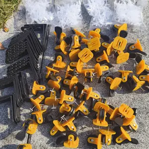 475pcs:25pcs right angle measuring tool+ 50pcs yellow pressing leveling tool+400pcs 2mm seam leaving tool, tile leveling tool, reusable tile leveling tool, home decoration product, positioning washer, decoration tool, simple and practical