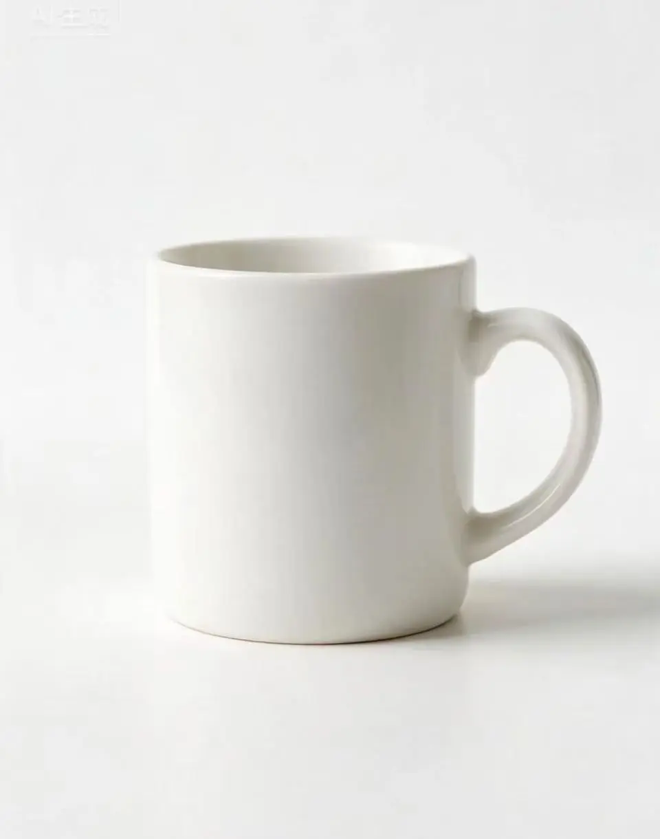 11oz White Ceramic Coffee Mug | Blank Sublimation Mug for DIY Printing | Glossy Tea Cup with Comfortable Handle | Microwave & Dishwasher Safe | Custom Gift Mug for Home Office
