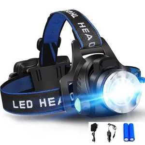 Headlamp, Upgrade High Lumens Ultra Bright Headlamp, 3 Modes USB Rechargeable LED Work Headlight Waterproof Flashlights Headlamps for Adults Running Camping Fishing Hiking Biking