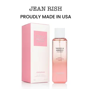 Vanilla Absolu, Jean Rish, Women Perfume, Eau De Parfum (3.4 Fl Oz / 100ml) with Vanilla-White Floral-Amber, Long Lasting and Luxury Fragrance, Made in USA