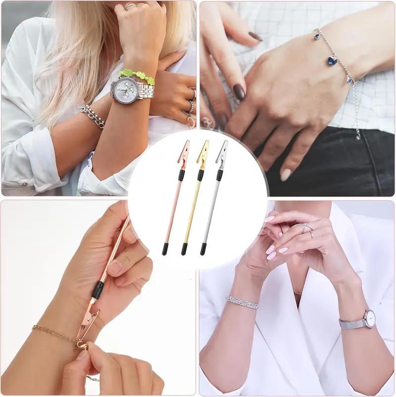 6PCS Bracelet Helper Tool for Self-Wearing Fastening Assistant Easy to Use Versatile for Various Bracelets