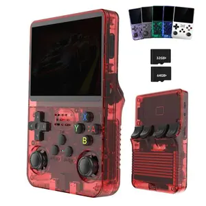 R36S Handheld Retro Game Console with 3.5‑inch IPS Screen, 1 Count Portable Linux System Gaming Console, Supports 10,000+ Games, Rechargeable Pocket Game Device, Gaming Items, Gaming Products