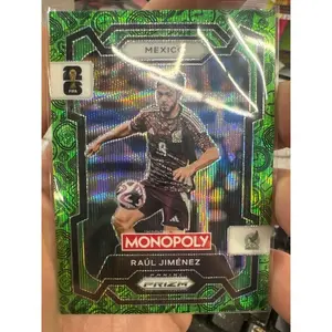 2026 Panini Prizm Monopoly FIFA World Cup #58 Raul Jimenez green Prizm Mexico