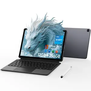 10.1"  Laptop Computer Tablet 2-in-1 Intel M3-8100Y (UP to 3.4GHz) Windows 11 Pro 12GB RAM 256GB SSD HD Touchscreen Stylus & Backlit Keyboard