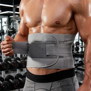 Adjustable waist belt for outdoor sports, weightlifting support, and compression fitness.