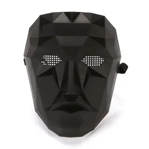 Single Rhombus Mask, High-Tech Matte 3D Design, Adult Theme Party/event Costume Accessory, Elegant and Stylish