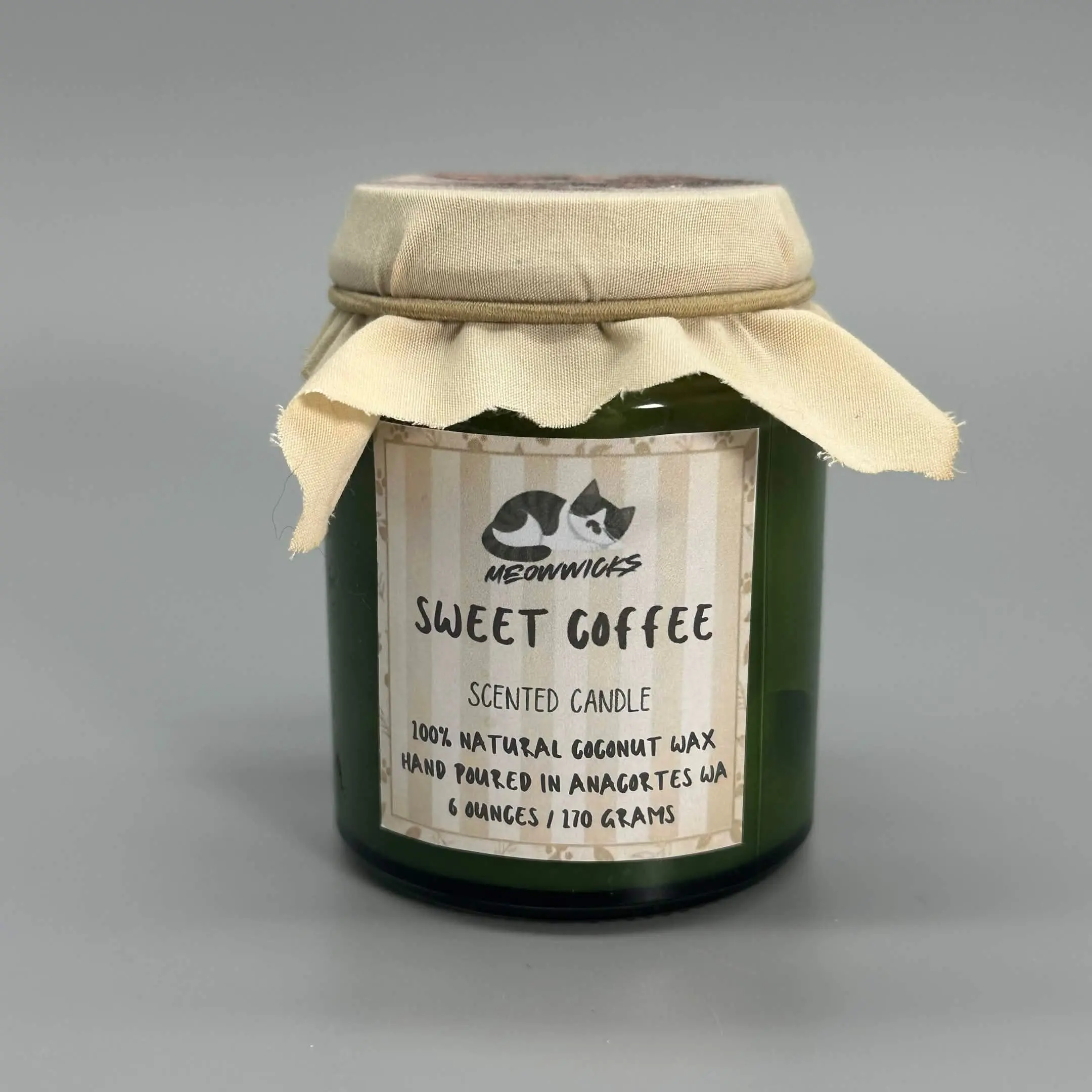 Sweet Coffee Candle | Hand Poured Coconut Wax | Paraffin Free | Cozy Scented Candle