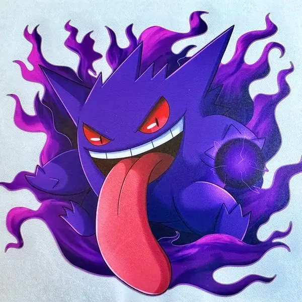 Gengar Peeker Sticker | Vinyl waterproof sticker | Gift for Game lovers Durable Uv Printing