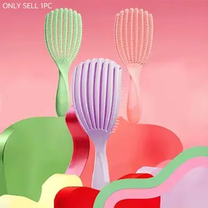 Detangling Hair Brush | Anti Tangle Brush | Detangles All Hair Types | For Wet & Dry Hair | Flexible Strands for Pain Free Brushing & Cleaning | Eliminates Knots & Reduces Breakage | Detangler Hairbrush | Hair Tool