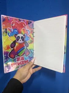 A5 SIZE acrylic shaker  custom notebook