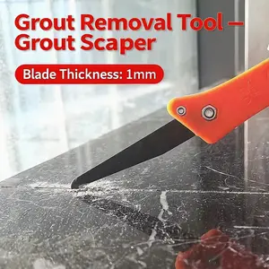 Tile Grout Cleaning Tool, Tile Gap Filler Knife, Floor Tile Grouting Tool, Grout Removal Tool, Construction Tool for Tile Work