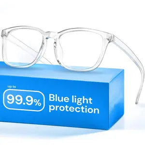 Clear Blue Light Glasses for Computer & Gaming - Anti UV Ray Lenses, Scratch-Resistant & Comfort Fit Clear Blue Light Glasses for Computer & Gaming - Anti UV Ray Lenses, Scratch-Resistant & Comfort Fit