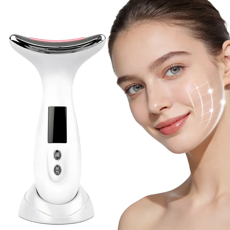 Firming Neck Roller Neck Beauty Instrument, Skin Care Tools, Facial Beauty Machine for Enhanced Skin Care, Facial Massage, Promotes a Refreshed Look