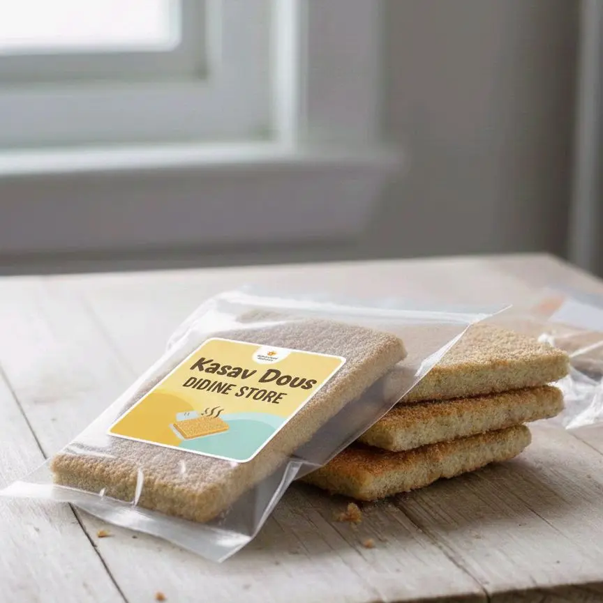 kasav dous - cassava bread coconut 3 pack 6 pieces kasav dous - cassava bread coconut 3 pack 6 pieces