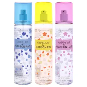 Addison Rae Kit by Addison Rae for Women - 3 Pc Kit 8oz Fragrance Mist - Chill AF, 8oz Fragrance Mist - Happy AF, 8oz Fragrance Mist - Hyped AF