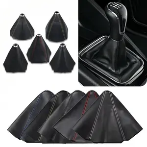 Car Interior Gear Shift Head PU Dust Cover, Anti-Dust Shifter Lever Protector, Automatic Shift Knob, Car Accessories for Vehicle Modification