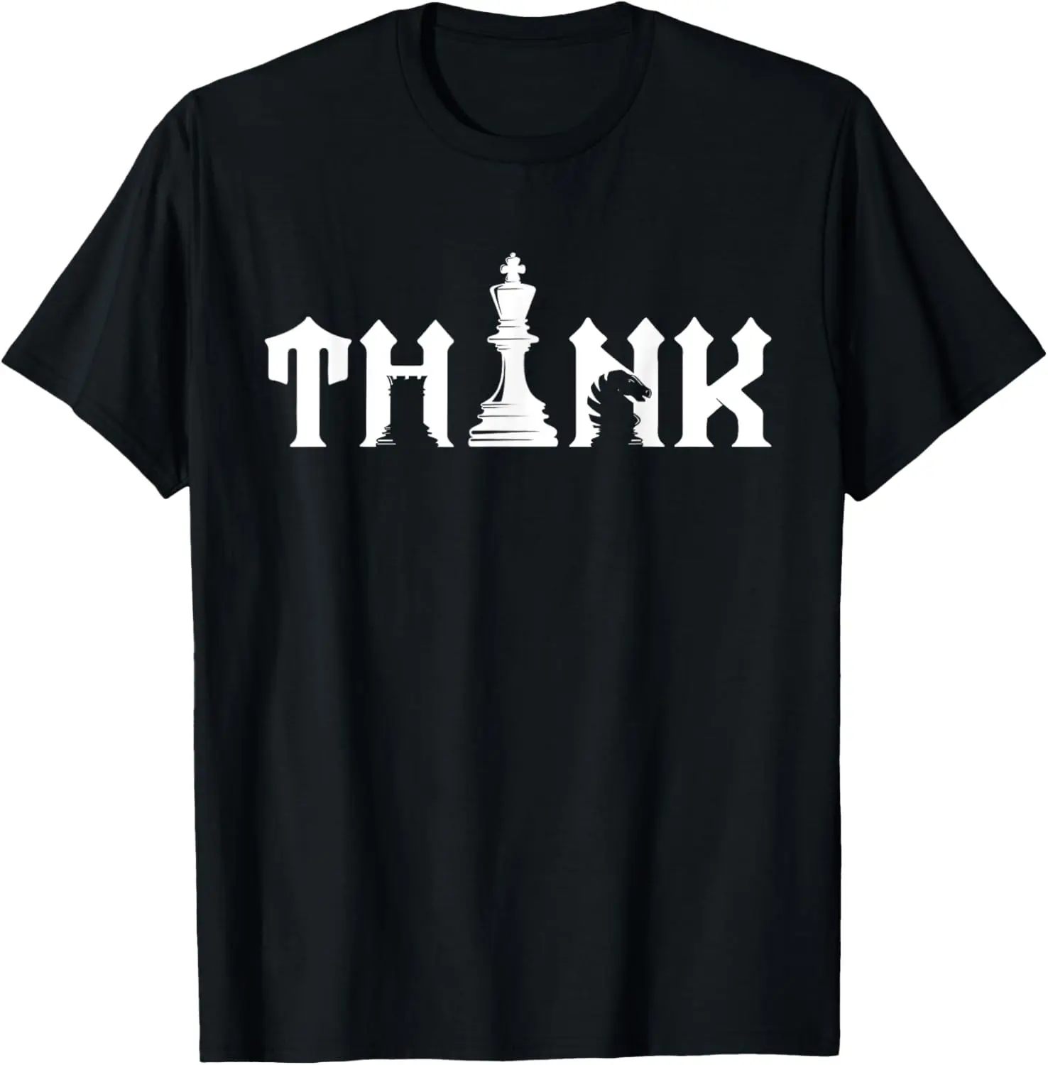 Women's 100% Cotton Short-Sleeve Casual Distressed Vintage Shirt - Retro Chess Pieces Graphic, Ideal Gift for Chess Lovers, Shortsleeve