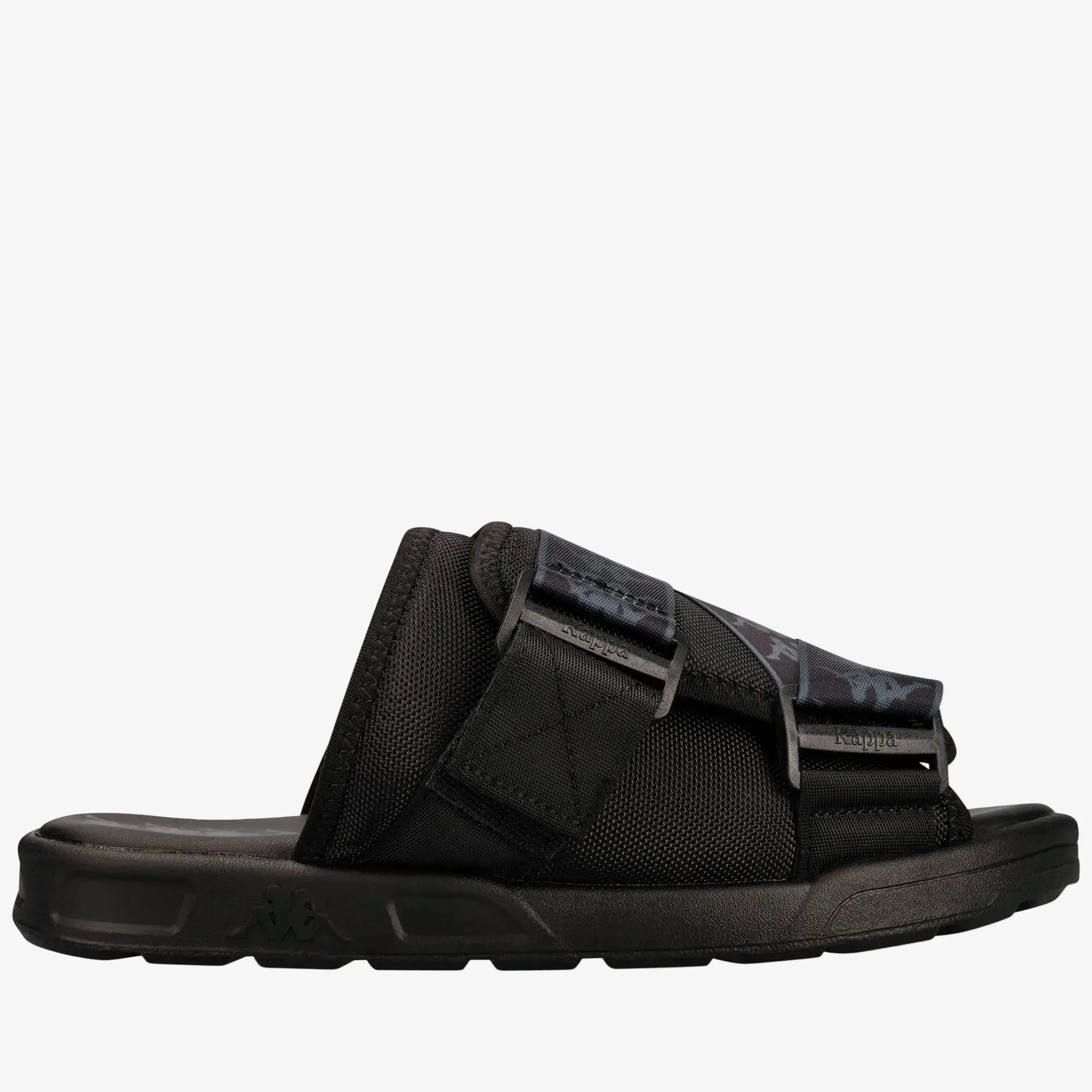 222 Banda Mitel 1 Sandals - Black Grey Dk | Men's Women's Unisex Footwear
