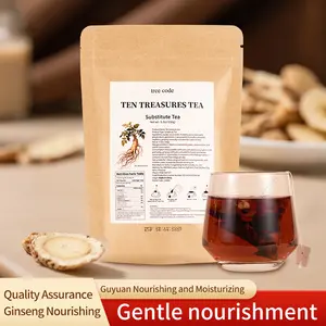 【Buy One Get One Free】Treecode Enhanced Liver & Kidney Detox Tea—Ginseng, sea cucumber, red dates, longan, raspberries, maca, goji berries, Chinese yam, lotus seeds, mulberries A blend of 10 premium organic herbs Men's Tea - Women's Tea -