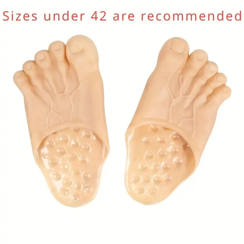 Funny Toe Slippers for Halloween Costume Party, Footwear Role Play Photo Props, Larp Event Accessories, Ideal Christmas Gift Idea, Party Decoration Supplies, Party Accessory, Party Supply