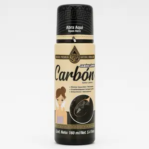 Charcoal Liquid Soap / Jabón Líquido de Carbón Activado – Deep Clean & Detox | Limpieza Profunda y Desintoxicación – Natural de México, 160 ml (5.4 fl oz)