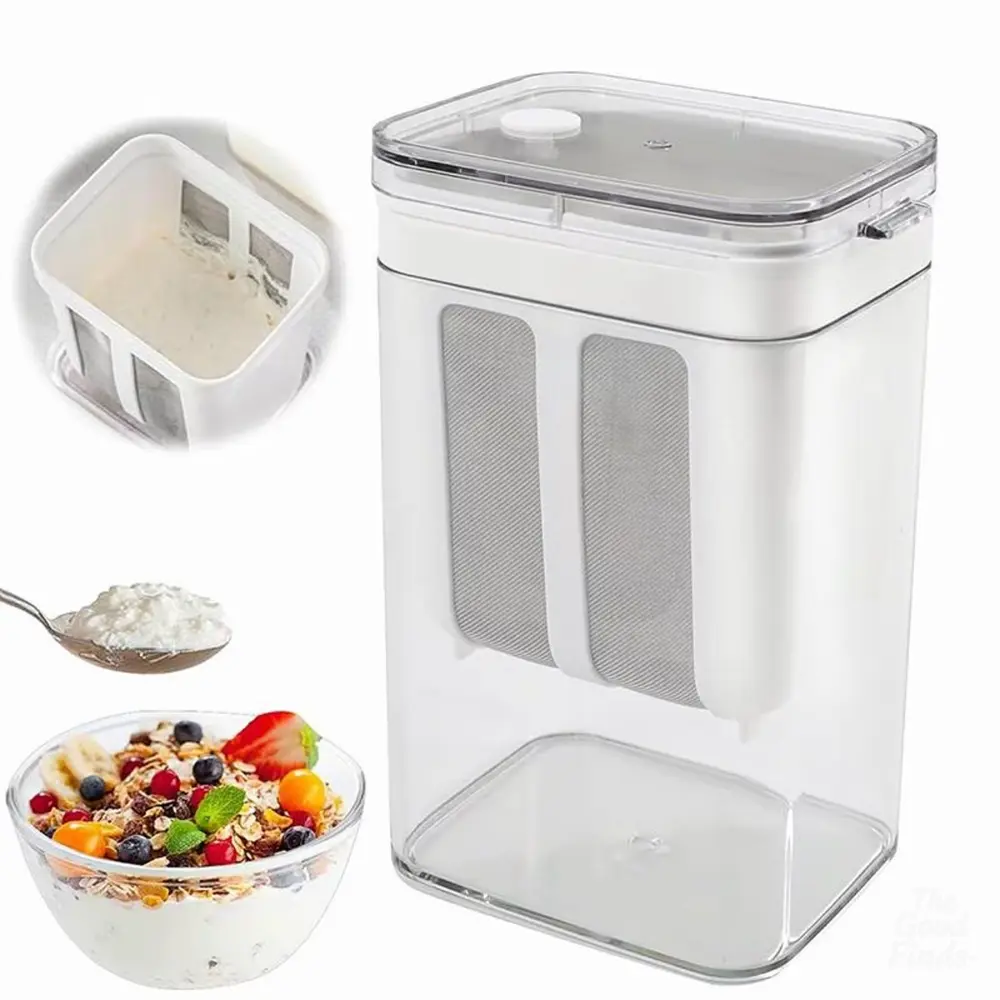 Greek Yogurt Strainer Separator, Larger Capacity Yogurt Filter, BPA Free, Suitable for Juice, Yogurt Milk, Kefir, Tofu, Cheese,household Goods,Kitchen Accessories