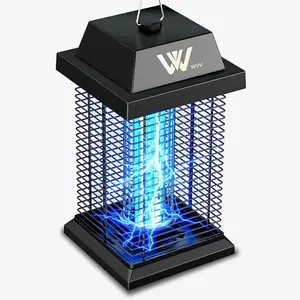 4500v High Power Electronic Mosquito Zapper Lamp, Indoor Outdoor Use, Waterproof Fly Trap, Garden Backyard Kitchen Bedroom All Scenarios