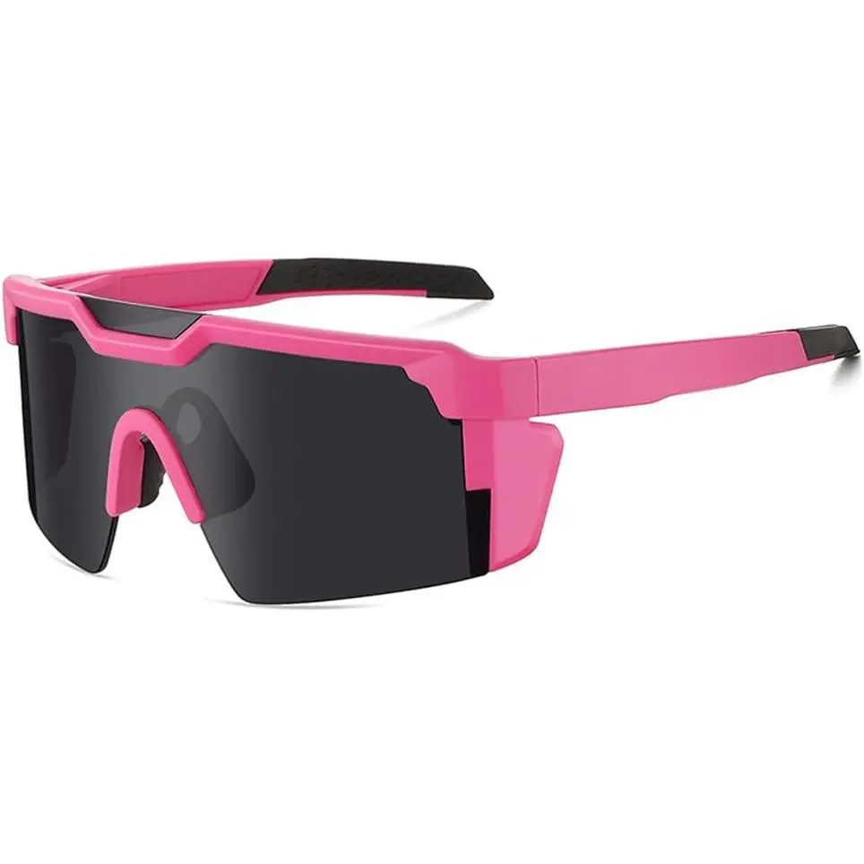 Polarized UV400 Sports Sunglasses for Men & Women PC Lens Anti-slip Scratch-resistant Waterproof Anti-fog Ultra-lightweight Ideal for Cycling Running Outdoor Activities