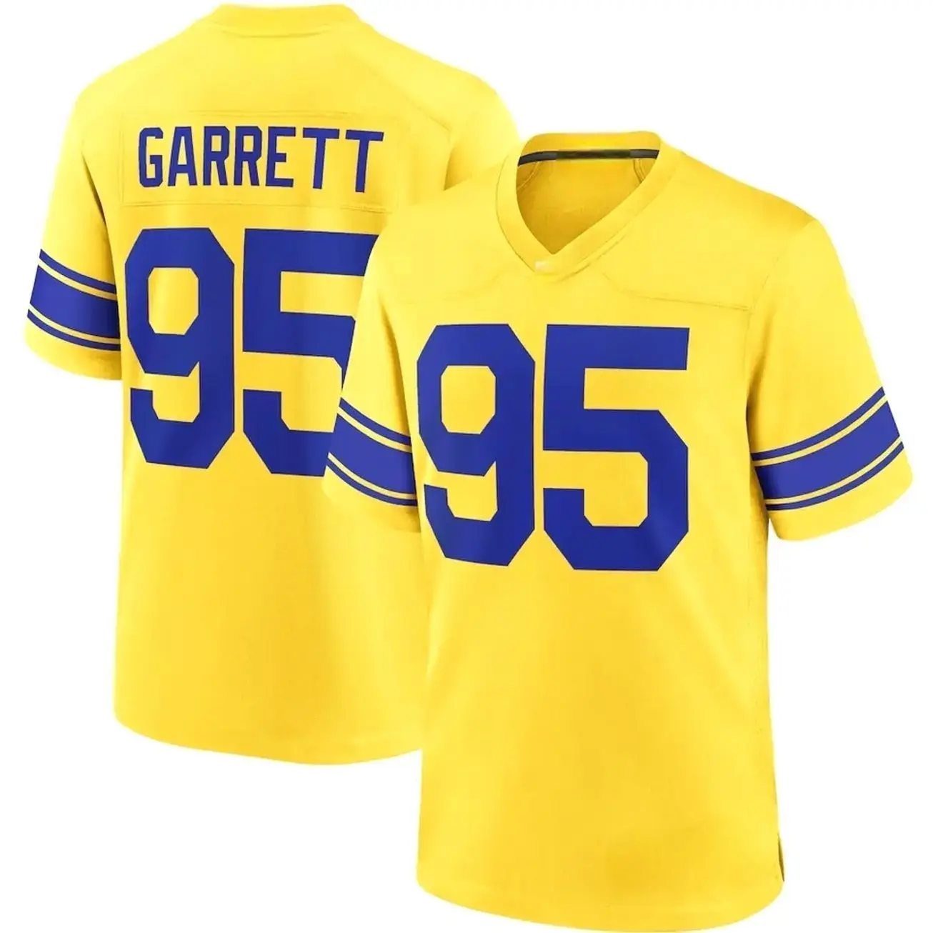 Unisex Football inspired by Garrett 95 Los Angeles Classic Sol Game Jersey - Yellow