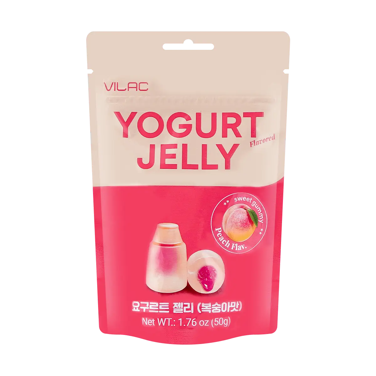 Vilac Korean Probiotic Peach Gummies 50g - Delicious & Healthy Treat