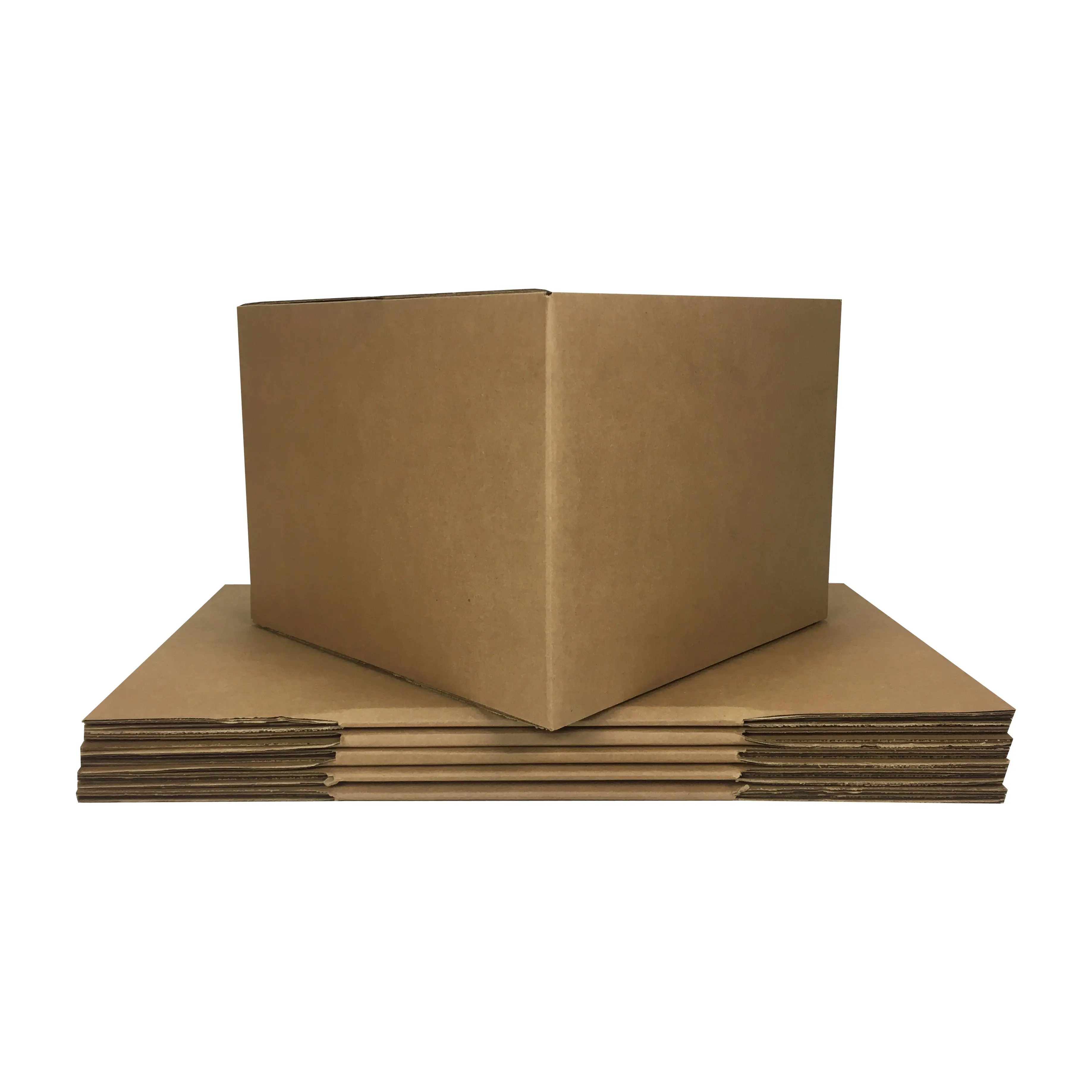 UBMOVE 20"x20"x15" Double-Wall Corrugated Cardboard Rectangular Large Moving Boxes, Stackable Durable Heavy-Duty Containers with Lids for Large Objects, Home & Office Efficient Storage, Office Supplies Organizer