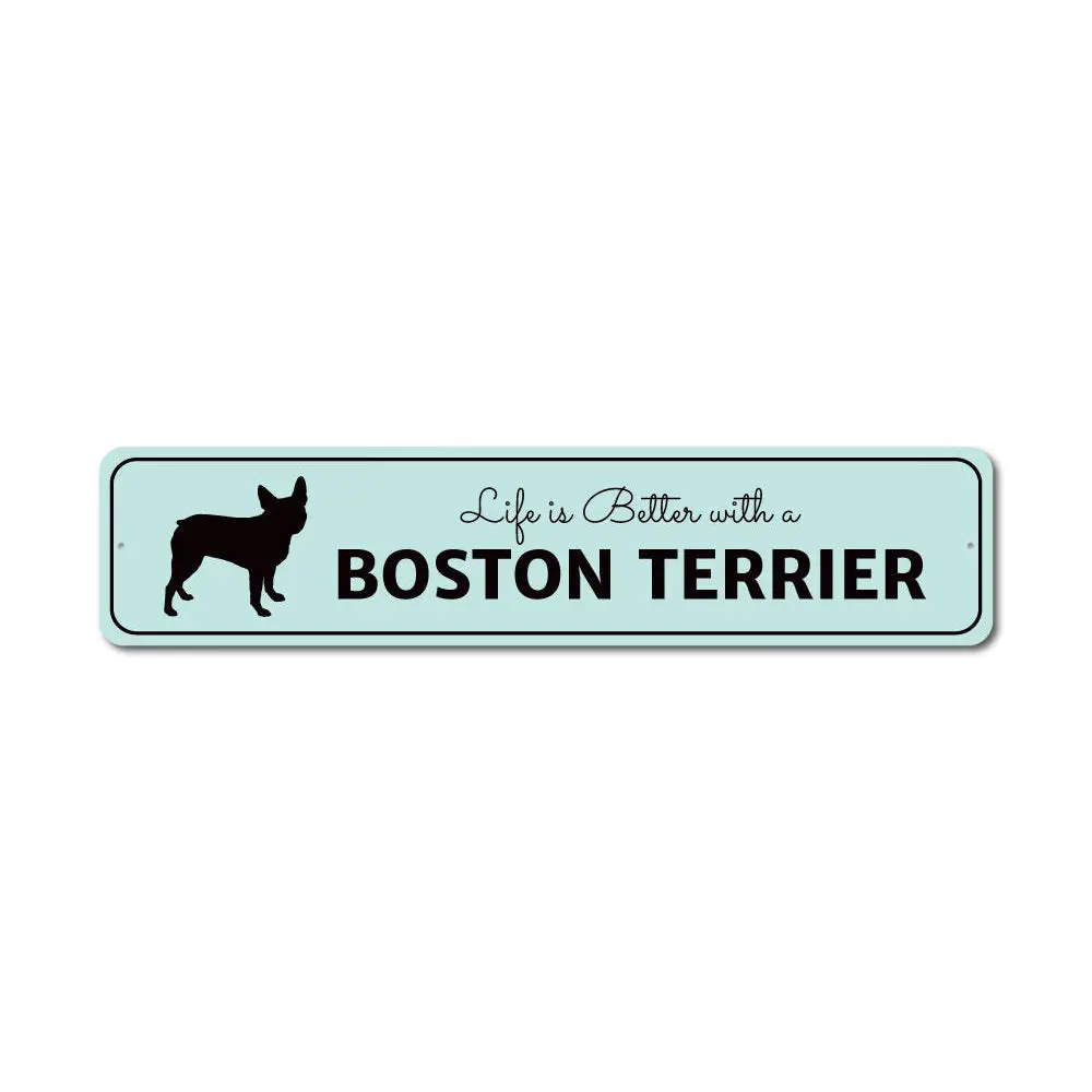 Boston Terrier Life Sign