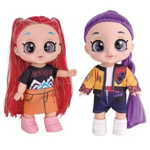 Fashion 5D Eyes Doll with Theme Song, 10 Inch 5-Joint Puppet Gift, Blue Tiger Stuffed Toy, Best Holiday and Birthday Present, Trendy Dolls