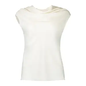 Fluid Cowl Neck Sleeveless Top - Ivory