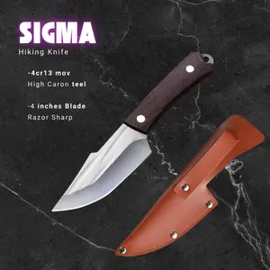 Sigma Stainless Steel Butcher-Knife with Sheath  Boning-Knife Cooking Chef Knives Handmade Forged-Knife Meat Cleaver SigmaKnife Blade