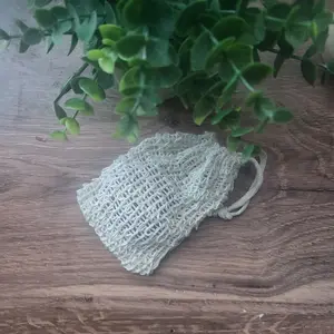 Natural Sisal Exfoliating Soap Saver Bag