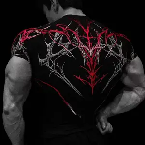 High Stretch Sports T-Shirt Quick Dry Breathable Compression Tee for Workout Running Fitness