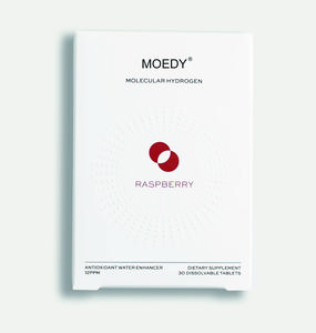 MOEDY Molecular Hydrogen Tablets - Raspberry 30 tablets
