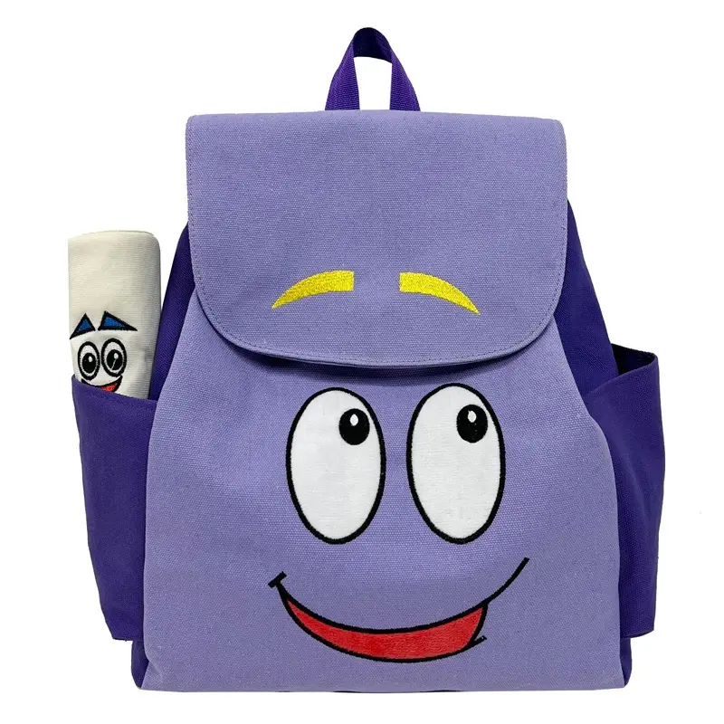 Kawaii Dora The Explorer Backpack CartoonNew Dora Map Large Capacity MessengerBag Student A4 School Bag Backpack