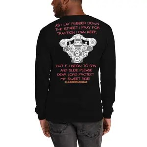 Men’s laying rubber Long Sleeve Shirt