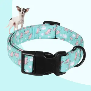Pig Theme Cartoon Dog Collar, Durable Breathable Pet Neck Strap, Suitable for Small/medium/large Dogs, Ideal Puppy Birthday Gift