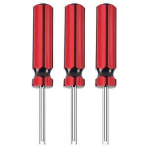 CarpartsX 3 Pcs Tire Valve Core Remover Tools, Screwdriver Valve Stem Core Installer & Remover for Car, Truck, and Motorcycle