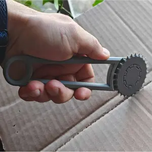 3D Printing Paper Box Cutting & Folding Tool, Rolling Design for Simplified Box Assembly & Measurement, Hand Tool for DIY