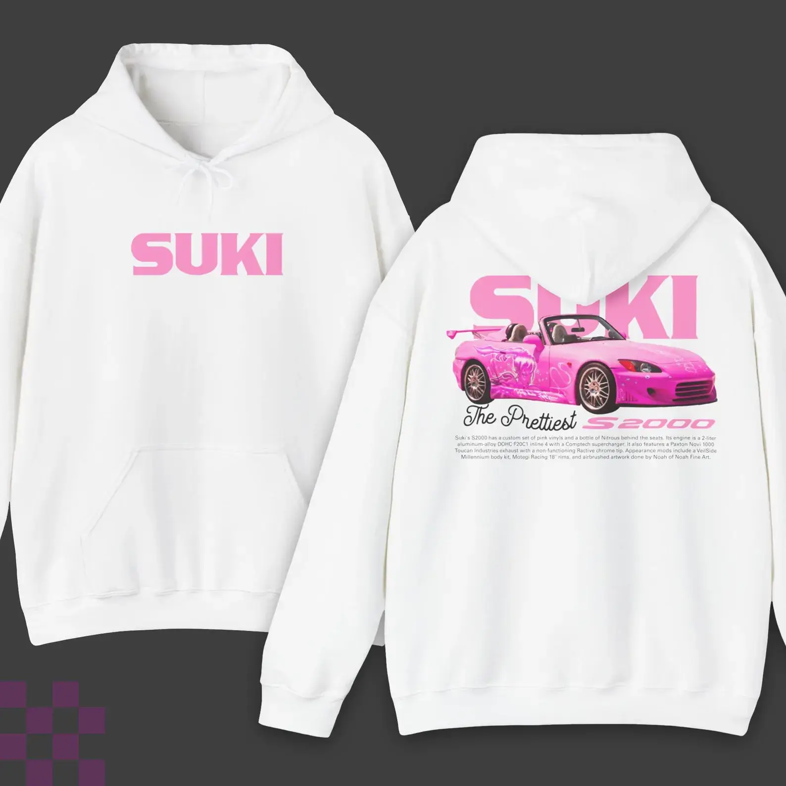 Car Hoodie, Fast and Furious, Fast and Furious Hoodie, S2000, Suki Fast and Furious, Car Girl