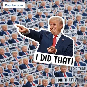 Did That Meme Sticker Outdoor Waterproof Sticker