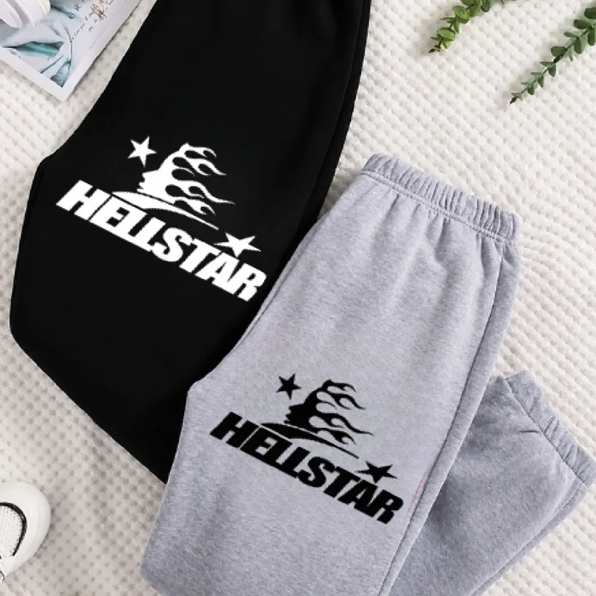 Sweatpants 1 Hellstar Graphic Sweatpants, Unisex Oversized Joggers, Soft Cotton Blend Fleece, Relaxed Fit, Streetwear Fashion, Comfortable Lounge Pants for Everyday Wear, Gift For Him, Gift For Her, Gym and Travel, Trending 2026 O