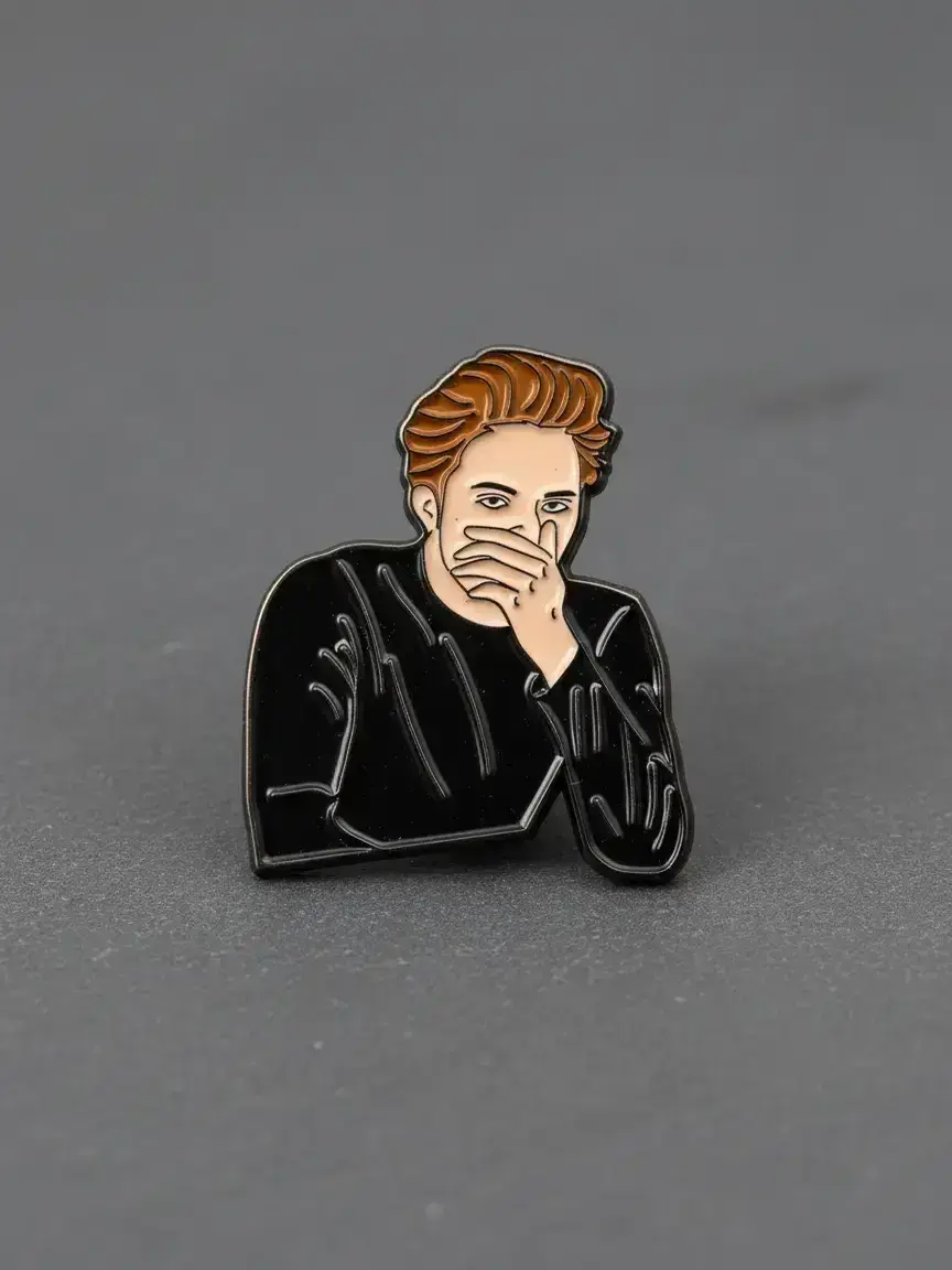 Vampire Movie Enamel Pin, Metal Pin, Punk Vintage Style Badge, Unisex Accessory for Backpacks and Clothing, Perfect Gift for Friends, Enamel Lapel Pins, Badge Decoration, Men Accessories