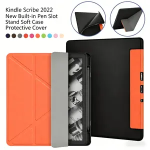 10.2 Inch Folding Stand Casing for 2024 New Kindle Scribe, Flexible Soft Shell Shockproof Protection Accessories