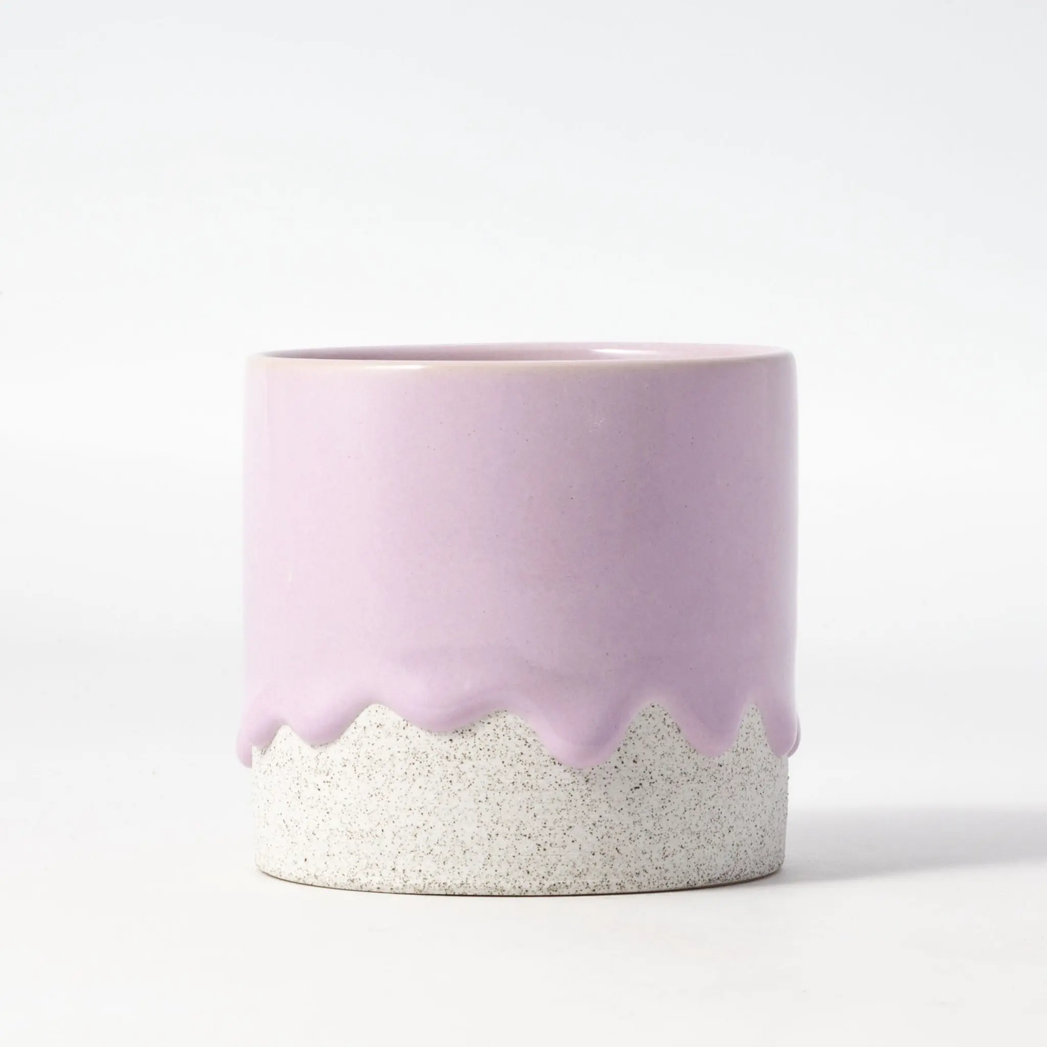 Drippy Pots Squat Cylinder - Ceramic Cup for Morning Coffee, Latte Art, Tea - Reusable/Washable Drinkware